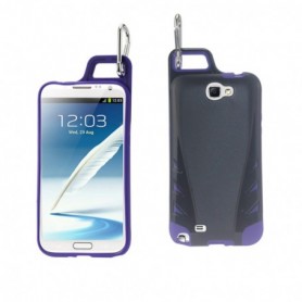 SAMSUNG GALAXY NOTE 2 ARMOR CASES-BLACK PURPLE