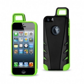 APPLE IPHONE 5/5S/SE ARMOR CASES-BLACK GREEN