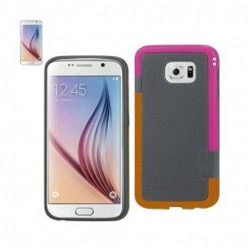 SAMSUNG GALAXY S6 ARMOR CASES-HOT PINK