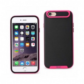 iPhone 6S/ 6 Plus Slim Armor Case With Bumper Frames In Black Hot Pink