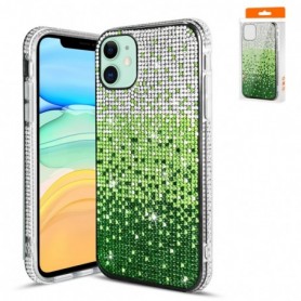 Design Diamond Case For APPLE IPHONE 11 In Green