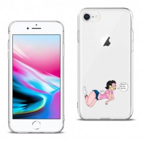 iPhone 7/8/SE2 Design Air Cushion Case With Lady Design