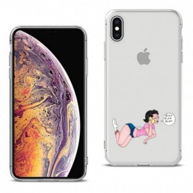 Apple iPhone XS MAX Design Air Cushion Case With Lady  Design
