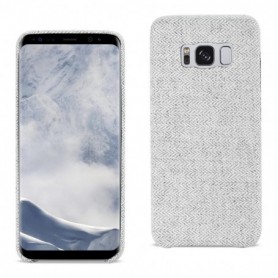 Samsung Galaxy S8 Herringbone Fabric In Light Gray