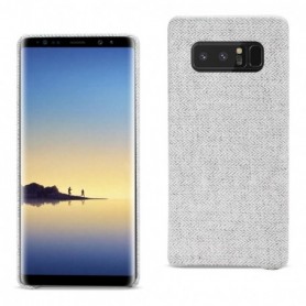 Samsung Galaxy Note 8 Herringbone Fabric In Light Gray
