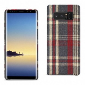 Samsung Galaxy Note 8 Checked Fabric Case In Red