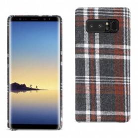Samsung Galaxy Note 8 Checked Fabric Case In Brown