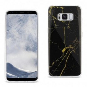 Samsung Galaxy S8/ Sm Streak Marble iPhone Cover In Black