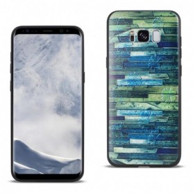 Samsung Galaxy S8 Edge Embossed Wood Pattern Design TPU Case With Flowers