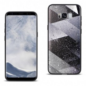 SAMSUNG GALAXY S8 EDGE DESIGN TPU CASE WITH SHADES OF OBLIQUE STRIPES