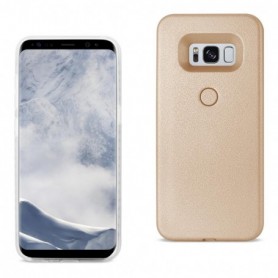 SAMSUNG GALAXY S8 LED SELFIE LIGHT UP ILLUMINATED CASE IN ROSE GOLD