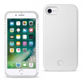 iPhone 7/8/SE2 Led Selfie Light Up Illuminated Case In White