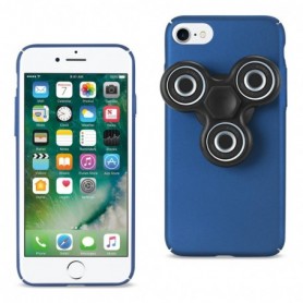 iPhone 7/8/SE2 Case With Led Fidget Spinner Clip On In Navy