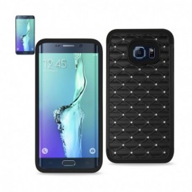 SAMSUNG GALAXY S6 EDGE PLUS DIAMOND CASES-BLACK