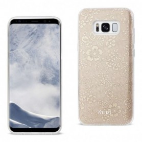 SAMSUNG GALAXY S8 EDGE/ S8 PLUS SHINE GLITTER SHIMMER PLUM BLOSSOM HYBRID CASE IN GOLD