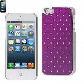 APPLE IPHONE 5/5S/SE DIAMOND CASES-PURPLE