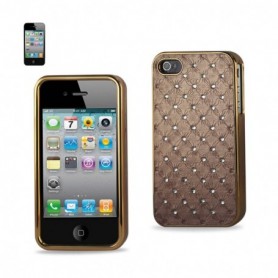APPLE IPHONE 4/4S DIAMOND CASES-BEIGE