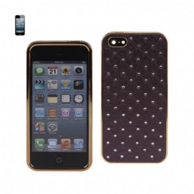 APPLE IPHONE 5/5S/SE DIAMOND CASES-DARK PURPLE