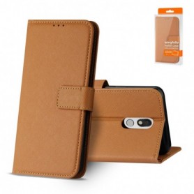LG STYLO 5 3-In-1 Wallet Case In BROWN