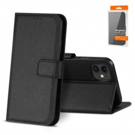 APPLE IPHONE 11 3-In-1 Wallet Case In BLACK