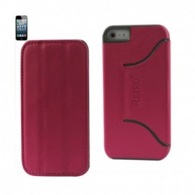 APPLE IPHONE 5/5S/SE FOLIO WALLET CASES-HOT PINK