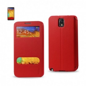 SAMSUNG GALAXY NOTE 3 FOLIO WALLET CASES-RED