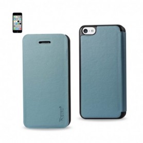 APPLE IPHONE 5C FOLIO WALLET CASES-CADET BLUE