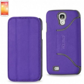 SAMSUNG GALAXY S4 FOLIO WALLET CASES-PURPLE