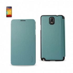 SAMSUNG GALAXY NOTE 3 FOLIO WALLET CASES-CADET BLUE