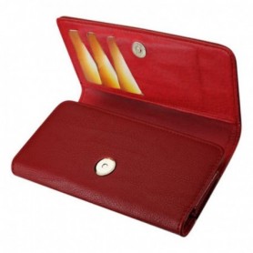 SAMSUNG GALAXY MEGA 6.3 FOLIO WALLET CASES-RED