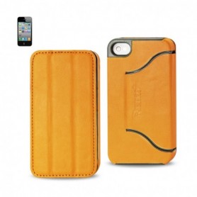 APPLE IPHONE 4/4S FOLIO WALLET CASES-YELLOW