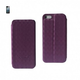 APPLE IPHONE 5/5S/SE FOLIO WALLET CASES-PURPLE