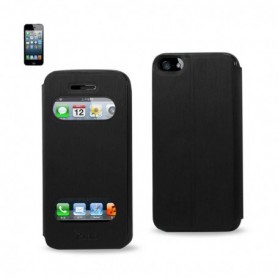 APPLE IPHONE 5/5S/SE FOLIO WALLET CASES-BLACK