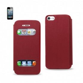 APPLE IPHONE 5/5S/SE FOLIO WALLET CASES-RED