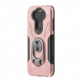 LG ARISTO 5 Case with Ring Holder In Rose Gold