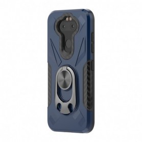 LG ARISTO 5 Case with Ring Holder In Blue
