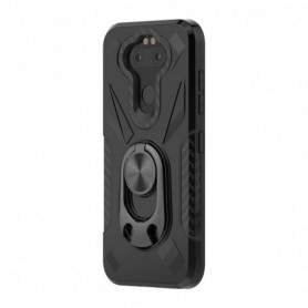 LG ARISTO 5 Case with Ring Holder In Black