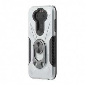 LG ARISTO 5 Case with Ring Holder In Silver