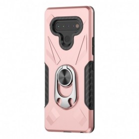 LG K51 Case with Ring Holder In Rose Gold