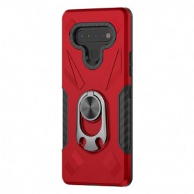 LG K51 Case with Ring Holder In Red
