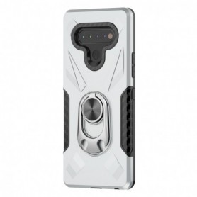LG K51 Case with Ring Holder In Silver