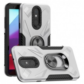 LG STYLO 5 Case with Ring Holder In Silver