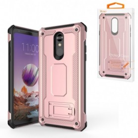 LG STYLO 4 Case With Kickstand In Rose Gold