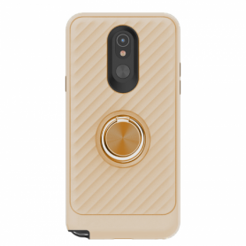 LG STYLO 5 Case with Ring Holder In Gold