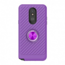 LG STYLO 5 Case with Ring Holder In Purple