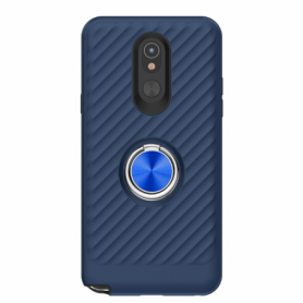 LG STYLO 5 Case with Ring Holder In Blue