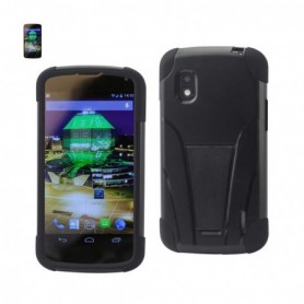 LG NEXUS 4 KICKSTAND CASES-BLACK