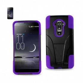 LG G FLEX KICKSTAND CASES-PURPLE BLACK
