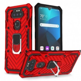 Kickstand Anti-Shock And Anti Falling Case for LG ARISTO 5 In Red