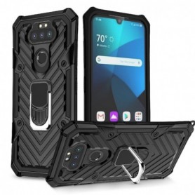 Kickstand Anti-Shock And Anti Falling Case for LG ARISTO 5 In Black
